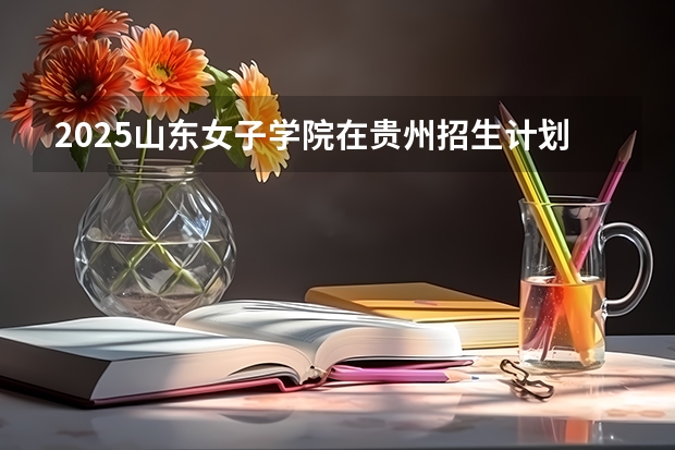 2025山东女子学院在贵州招生计划一览表