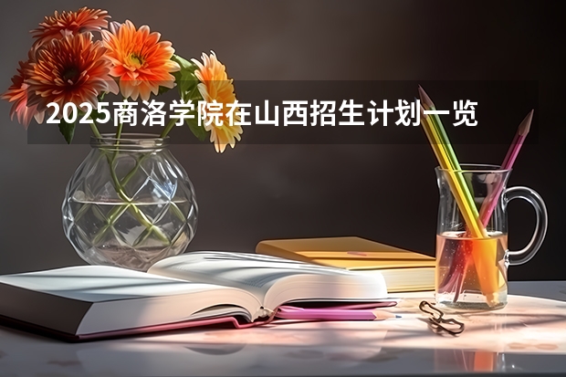 2025商洛学院在山西招生计划一览表