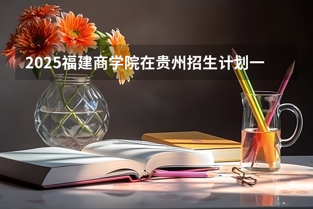 2025福建商学院在贵州招生计划一览表