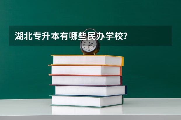 湖北专升本有哪些民办学校？