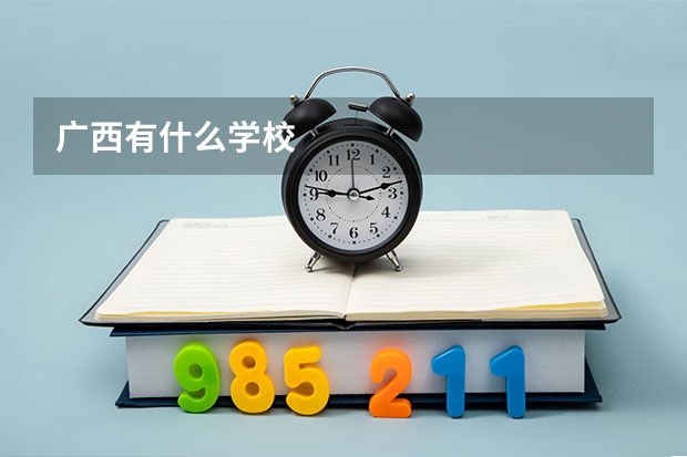 广西有什么学校