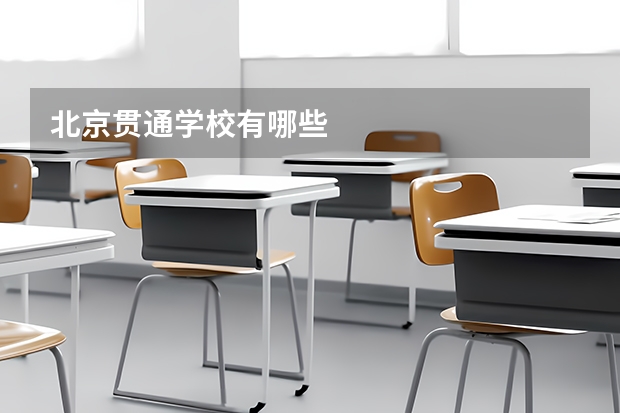 北京贯通学校有哪些