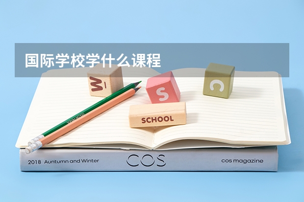 国际学校学什么课程