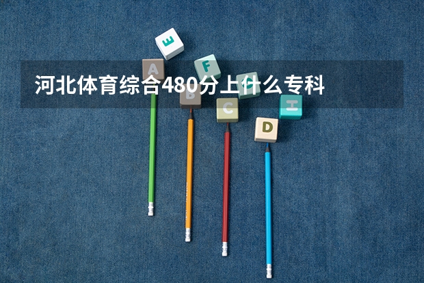 河北体育综合480分上什么专科
