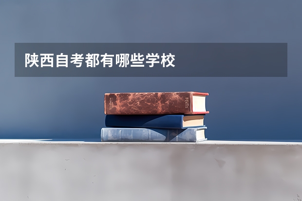 陕西自考都有哪些学校
