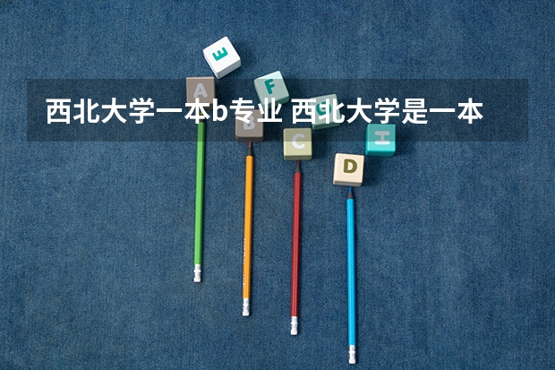 西北大学一本b专业 西北大学是一本还是二本