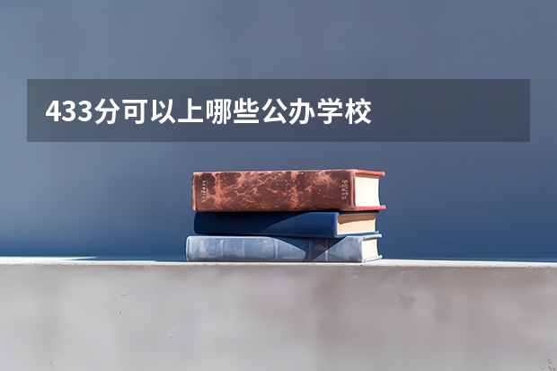 433分可以上哪些公办学校