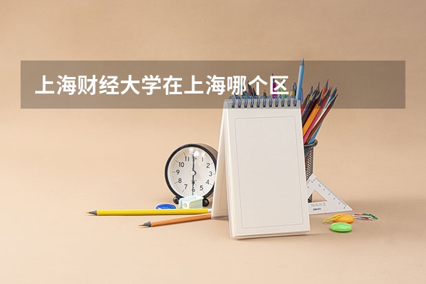 上海财经大学在上海哪个区