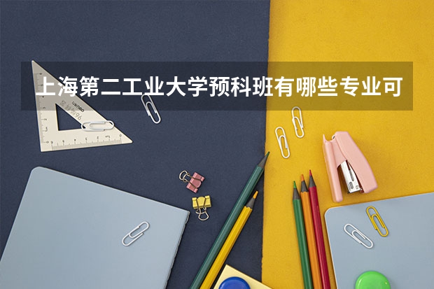 上海第二工业大学预科班有哪些专业可以选择?