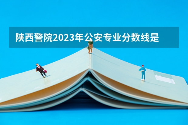 陕西警院2023年公安专业分数线是多少？