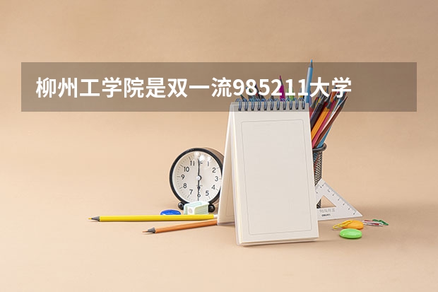 柳州工学院是双一流/985/211大学吗?历年分数线是多少