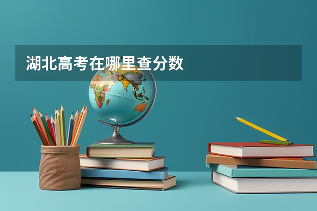 湖北高考在哪里查分数