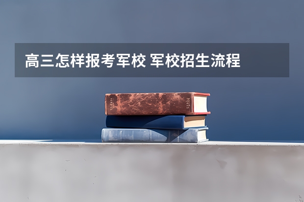 高三怎样报考军校 军校招生流程