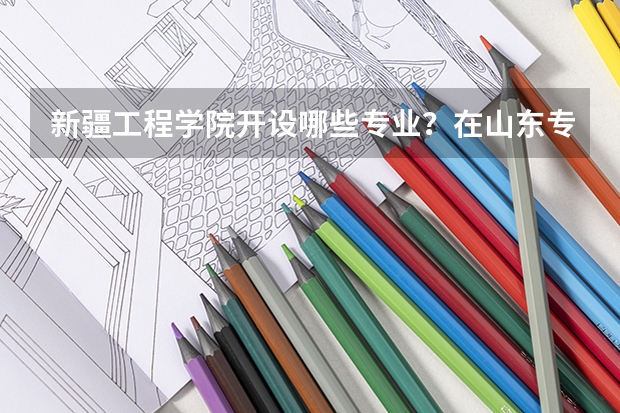 新疆工程学院开设哪些专业？在山东专业录取分数线