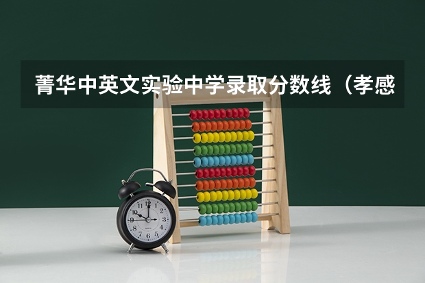 菁华中英文实验中学录取分数线（孝感菁华高级中学录取分数线）