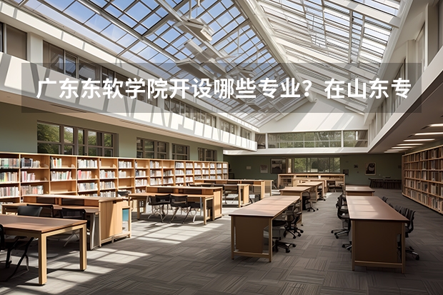 广东东软学院开设哪些专业？在山东专业录取分数线