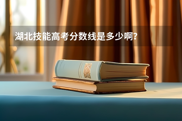 湖北技能高考分数线是多少啊？