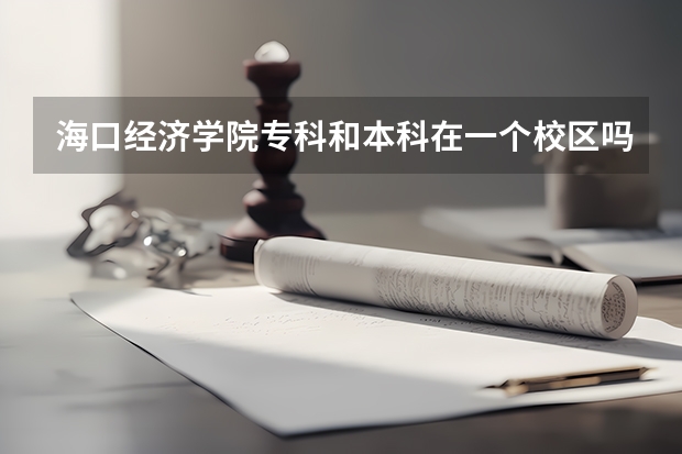 海口经济学院专科和本科在一个校区吗