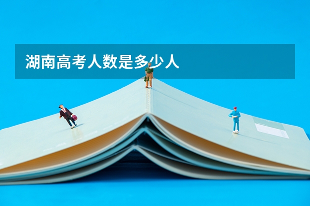 湖南高考人数是多少人