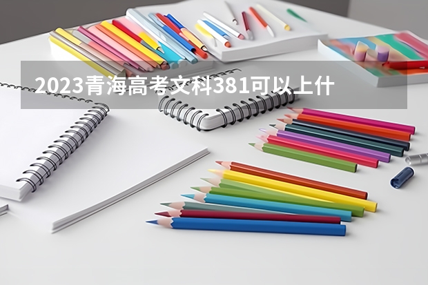 2023青海高考文科381可以上什么大学