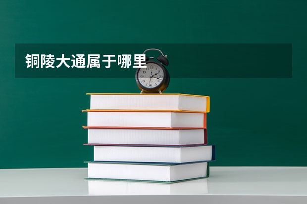 铜陵大通属于哪里