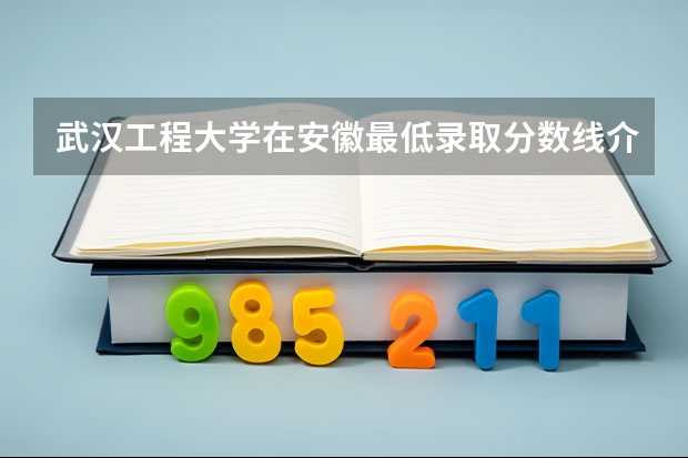 武汉工程大学在安徽最低录取分数线介绍