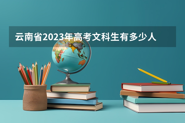 云南省2023年高考文科生有多少人