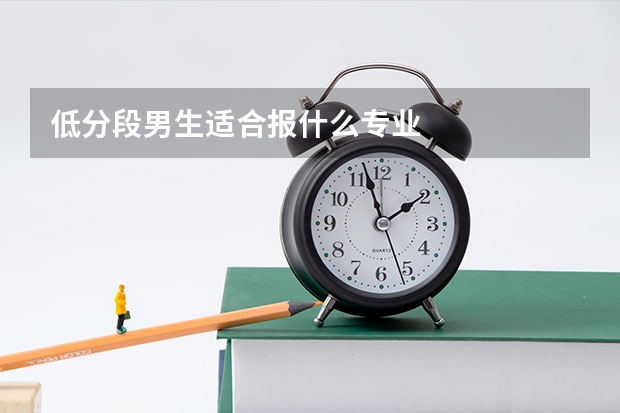 低分段男生适合报什么专业