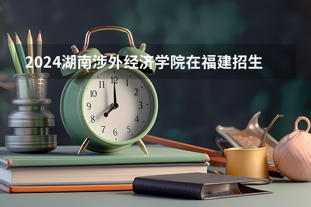 2024湖南涉外经济学院在福建招生计划介绍