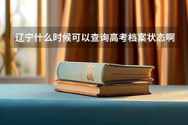 辽宁什么时候可以查询高考档案状态啊