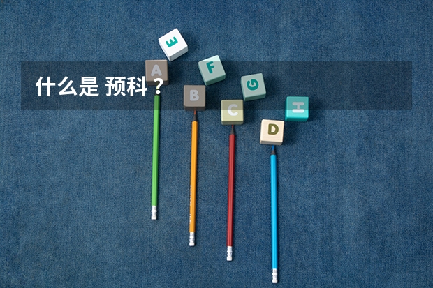 什么是 预科 ？