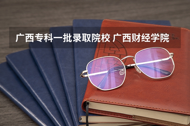 广西专科一批录取院校 广西财经学院专科录取分数线