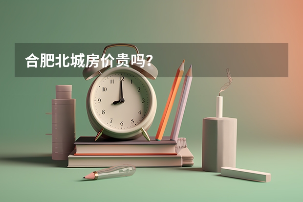 合肥北城房价贵吗？
