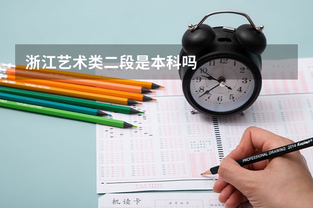 浙江艺术类二段是本科吗
