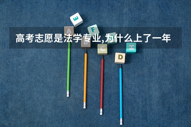 高考志愿是法学专业,为什么上了一年学又分到了社会工作专业？