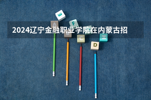 2024辽宁金融职业学院在内蒙古招生计划介绍