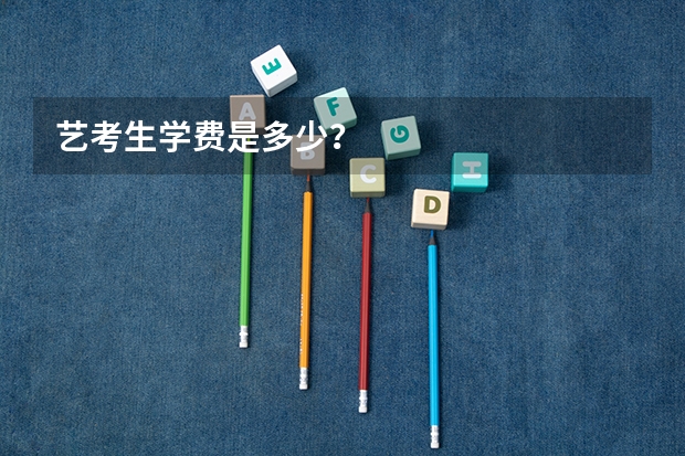 艺考生学费是多少？