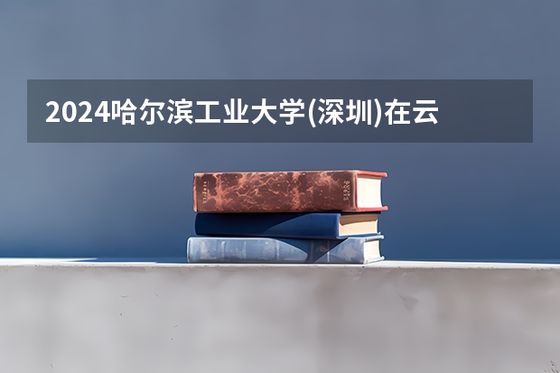 2024哈尔滨工业大学(深圳)在云南招生计划介绍