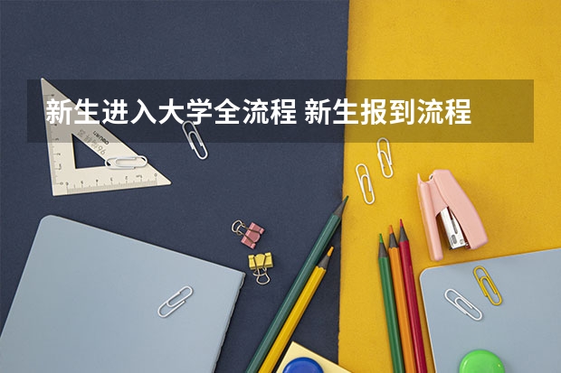 新生进入大学全流程 新生报到流程