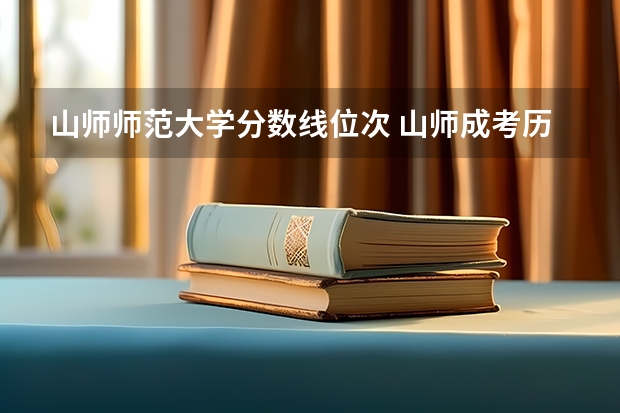 山师师范大学分数线位次 山师成考历年的分数线