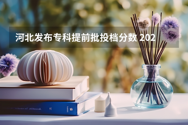 河北发布专科提前批投档分数 2023年山西省高考专科文史类投档分数线