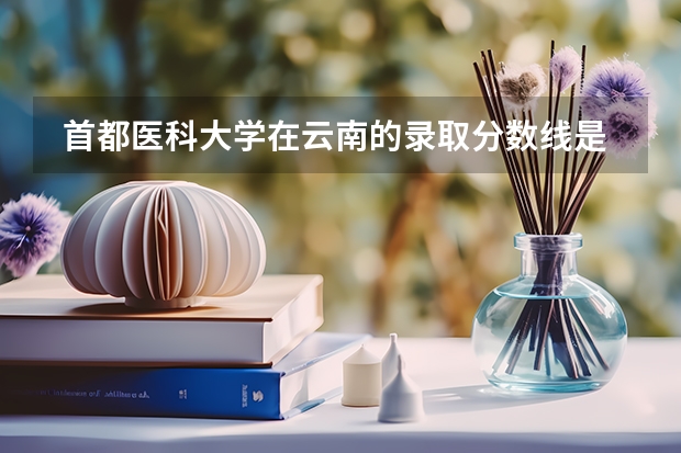  首都医科大学在云南的录取分数线是多少？