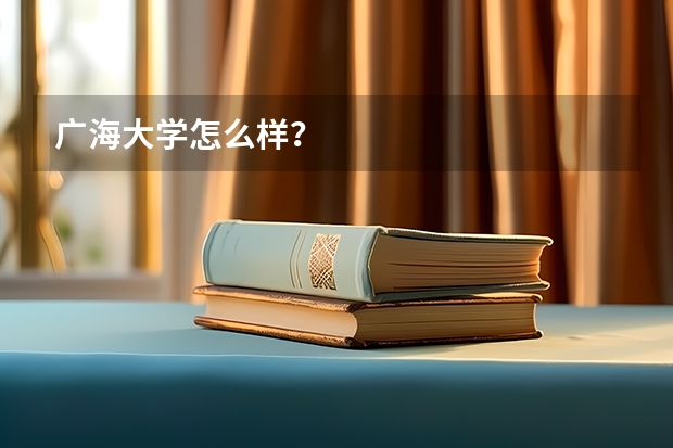 广海大学怎么样?