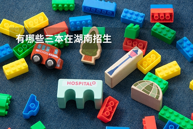 有哪些三本在湖南招生