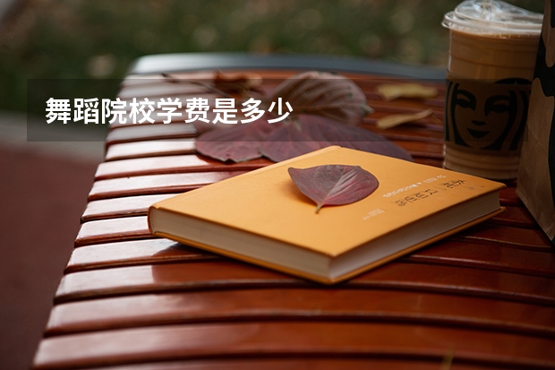 舞蹈院校学费是多少