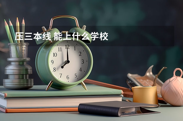 压三本线 能上什么学校