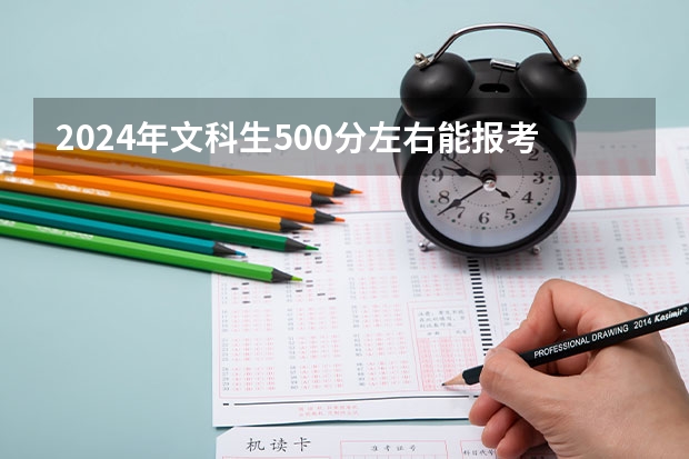2024年文科生500分左右能报考什么学校
