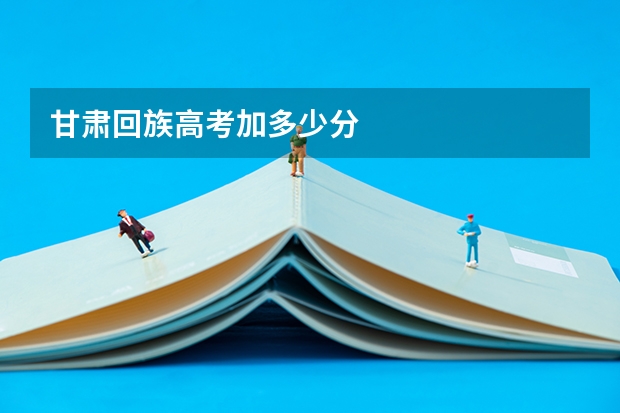 甘肃回族高考加多少分
