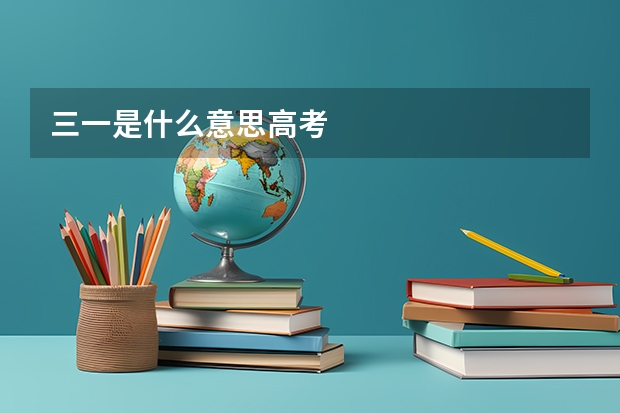 三一是什么意思高考