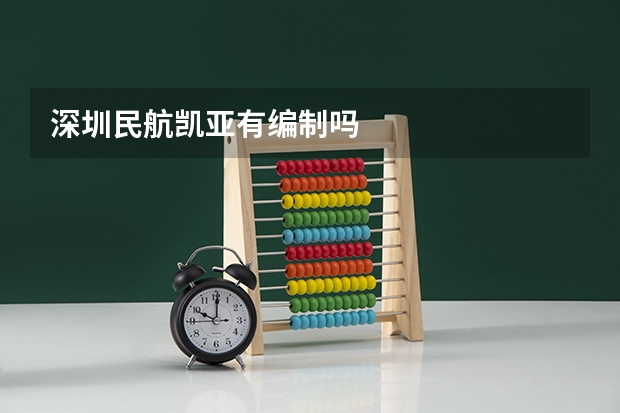 深圳民航凯亚有编制吗